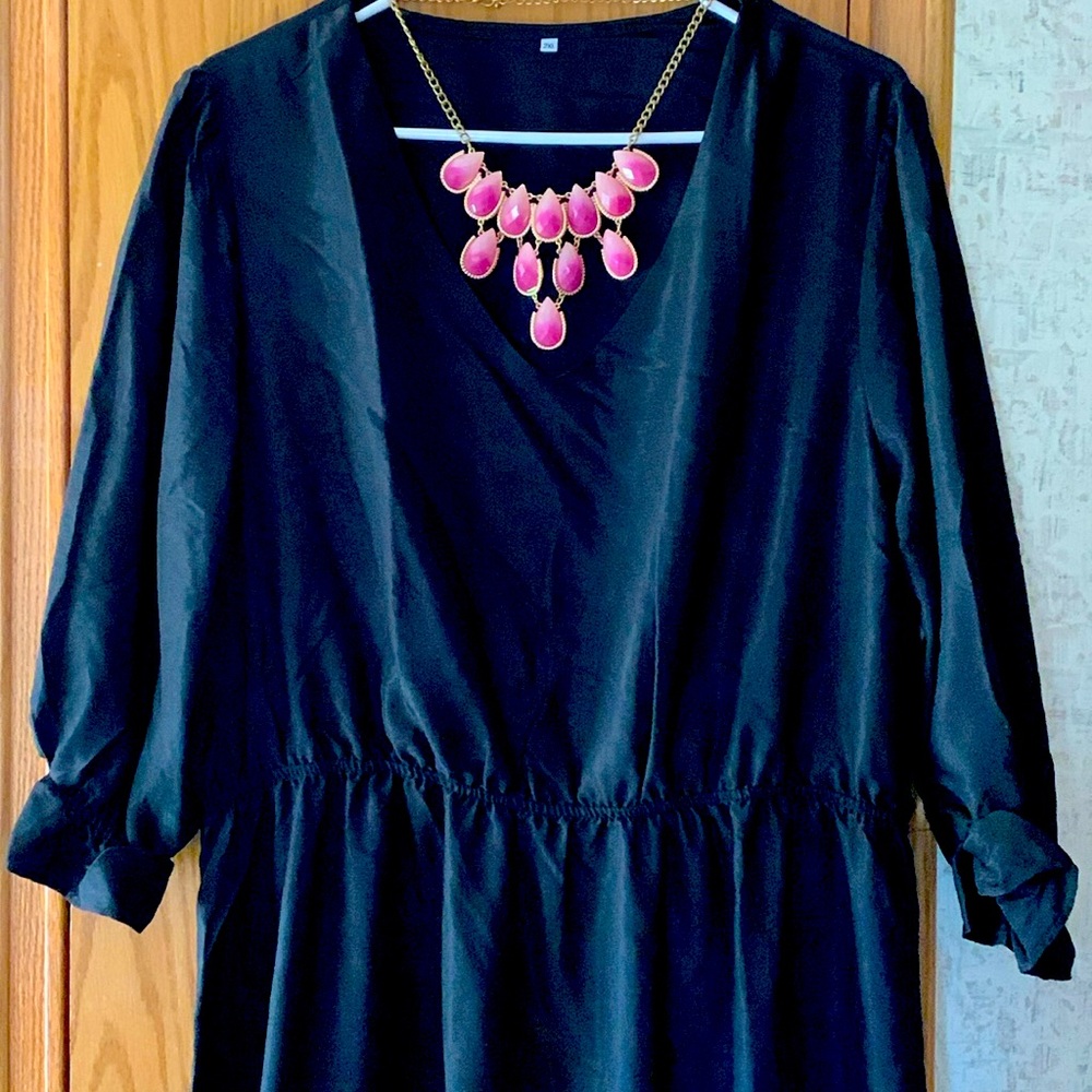 Black kind of silky ish